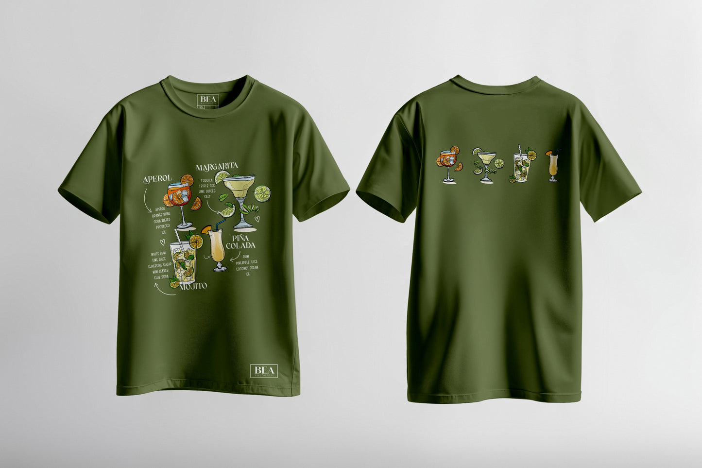 Camiseta Bebidas Tropicales Streetwear