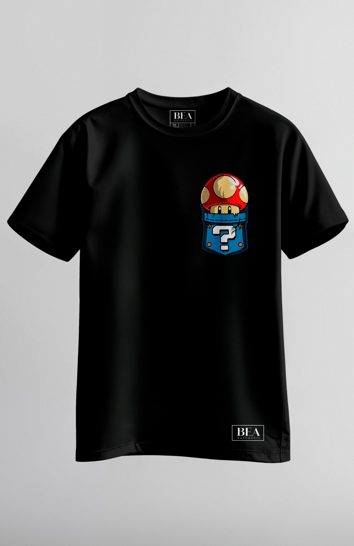 Camiseta Gamer Mario Bros Retro Juvenil en Algodón